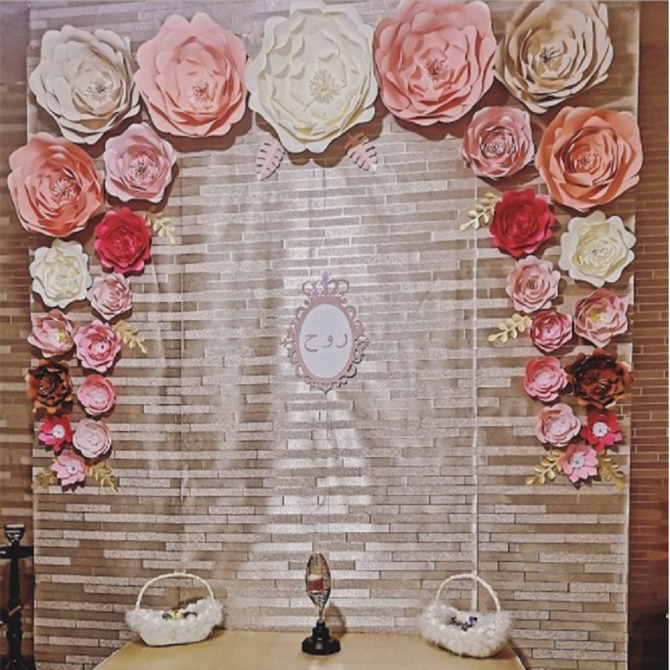 Art And Craft For Nursery - 10CM Easy DIY Paper Flowers For