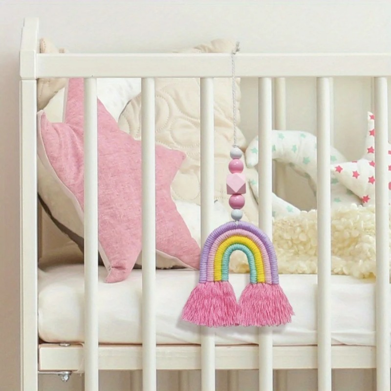Art And Craft For Nursery - Rainbow Wind Chimes Weaving Miniature Hanging