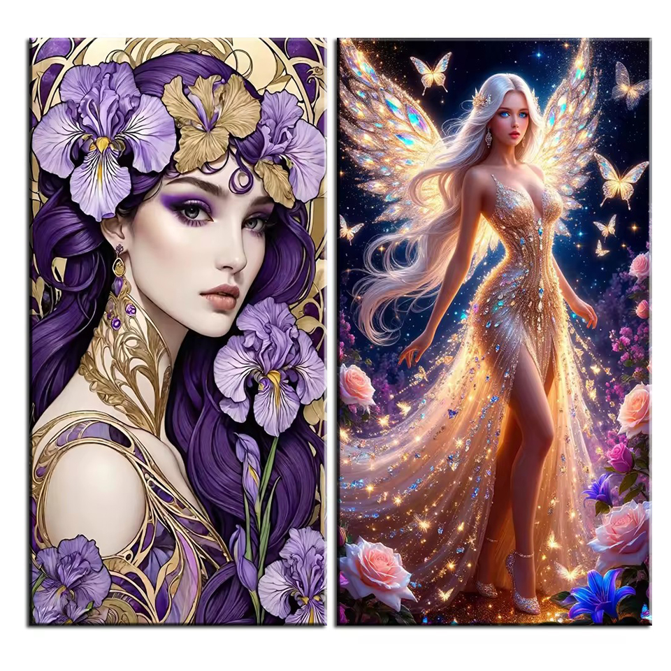 Art And Craft Valentine - Fantasy Dreamy Fairy Woman Beauty 5D