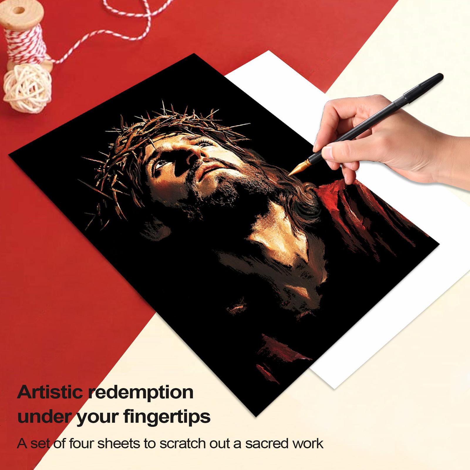 Scratch Book Jesus Scratch Pai - Art Craft Activities review and price