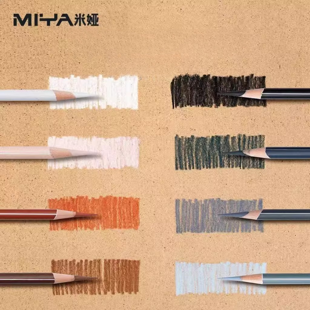 MIYA Colorful Charcoal Pencils - Sketching Charcoal Set review and price