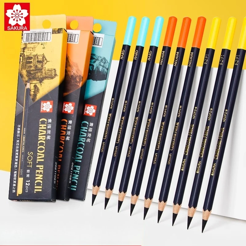 SAKURA Charcoal Pencil Sketchi - Sketching Charcoal Set review and price
