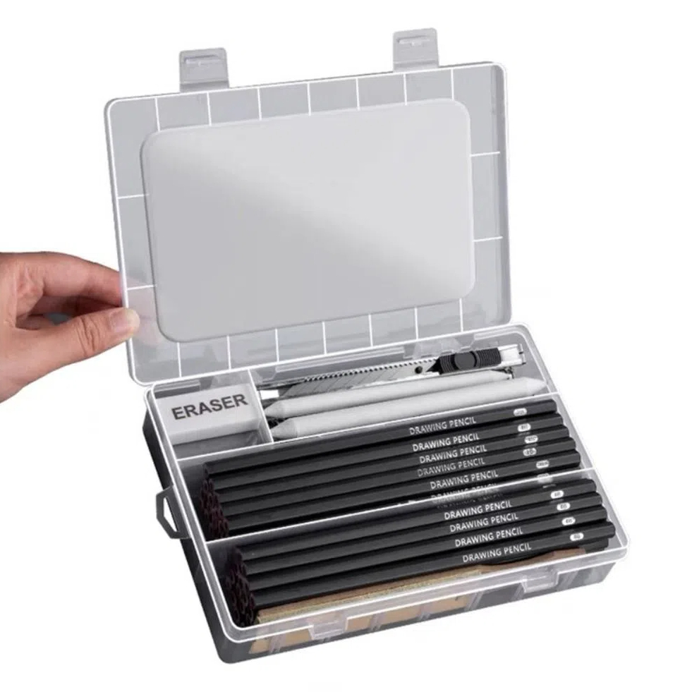 Graphite Mixed Sketching Penci - Sketching Charcoal Set review and price