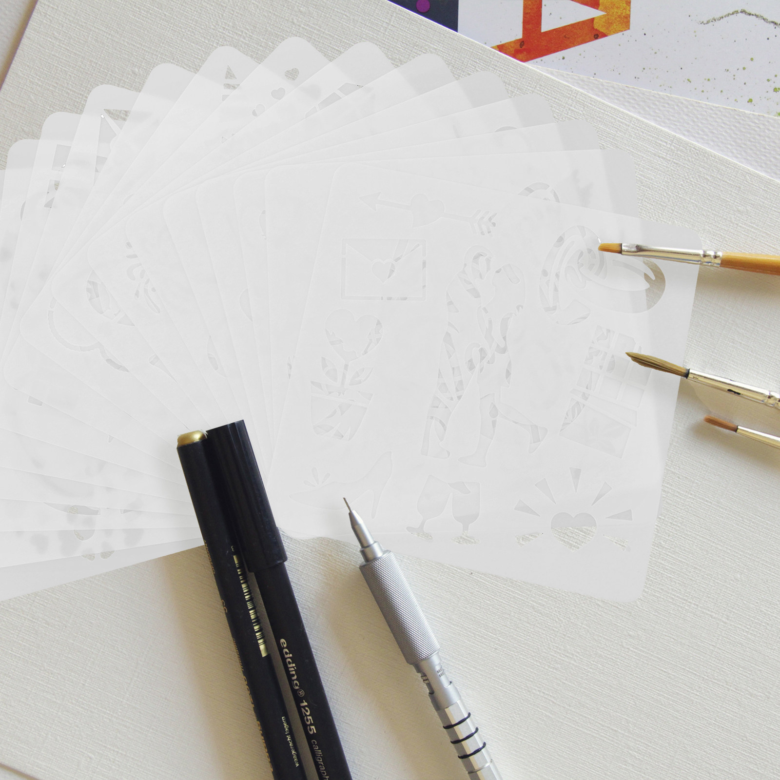 16pcs Valentine Templates Pain - Art And Craft Valentine review and price