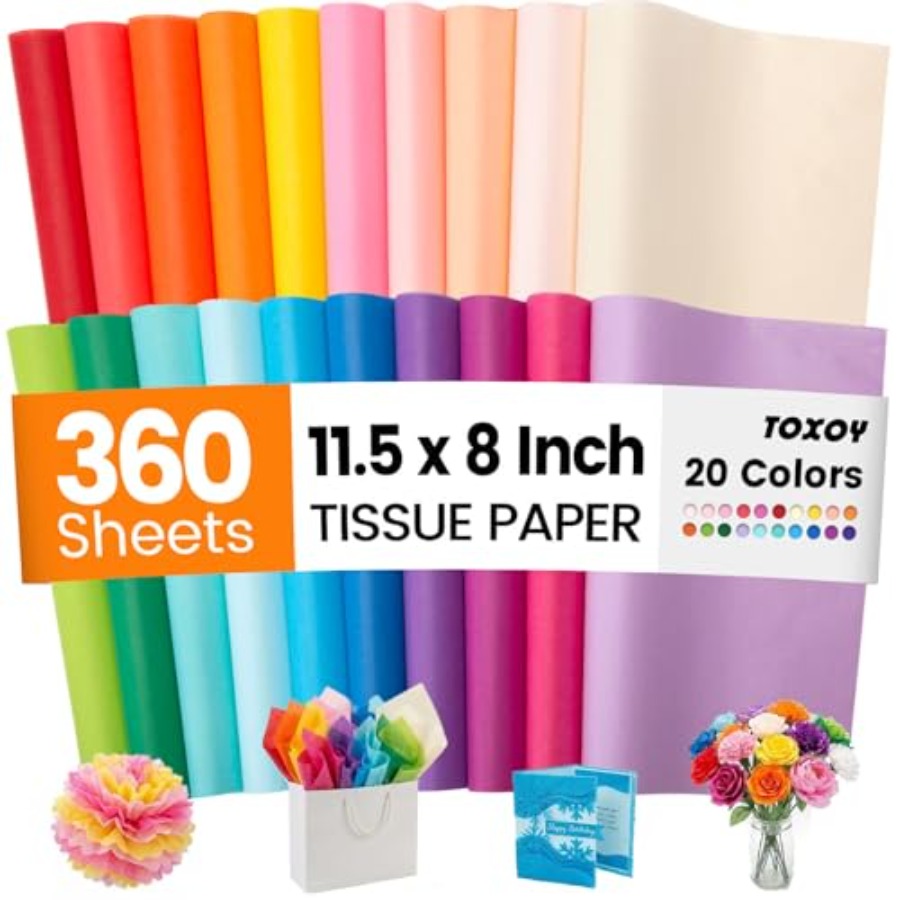 360 Sheets Tissue Paper Bulk,  - Art X Craft review and price
