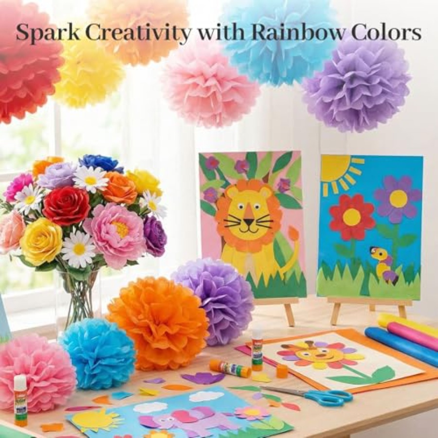 360 Sheets Tissue Paper Bulk,  - Art X Craft review and price