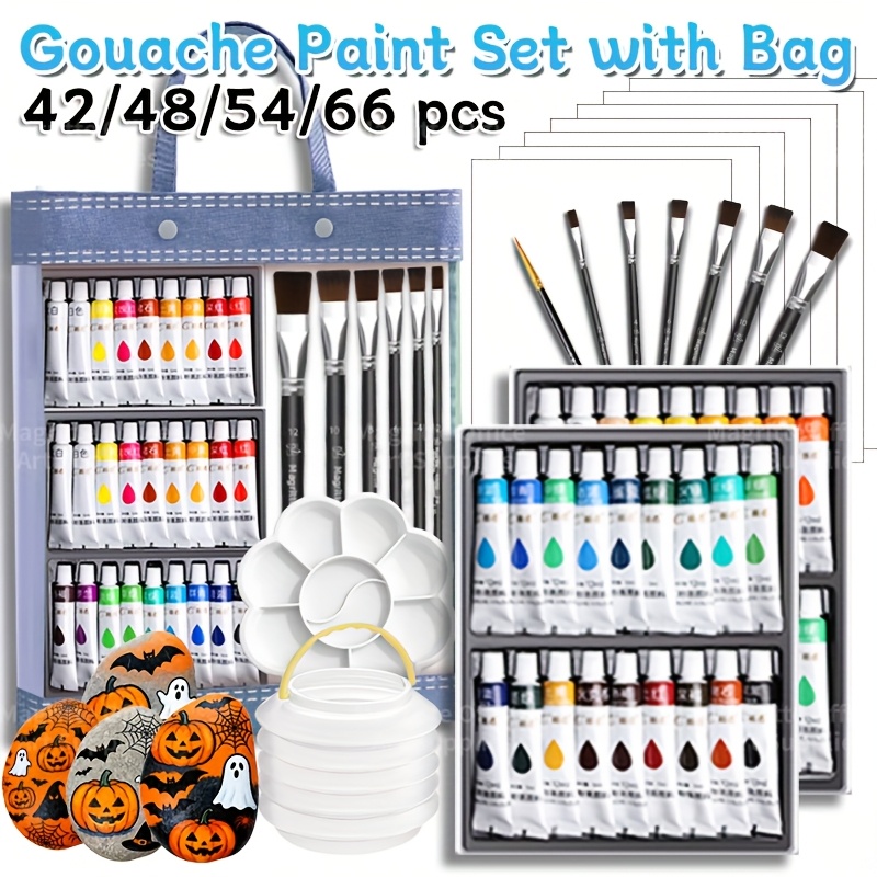 Back to School 42/48/54/66 pcs - Gouache Paint Set review and price