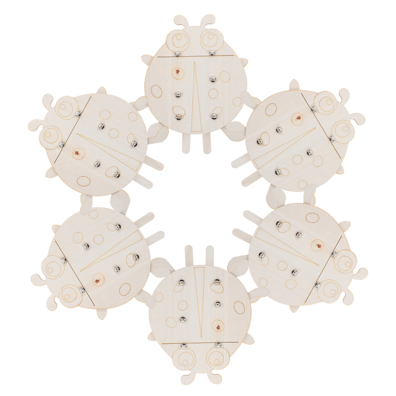 6Pcs Ladybug Craft Supplies Un - Art And Craft For Nursery review and price