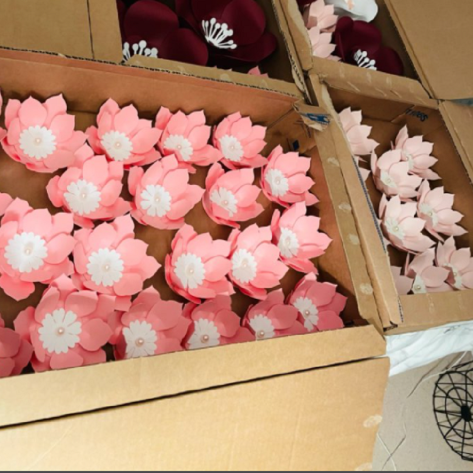 10CM Easy DIY Paper Flowers Fo - Art And Craft For Nursery review and price