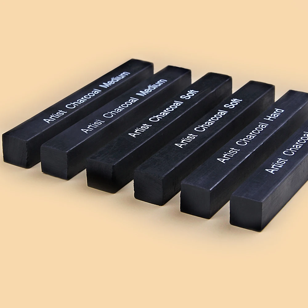 6pcs Sketch Charcoal Bars Set  - Sketching Charcoal Set review and price