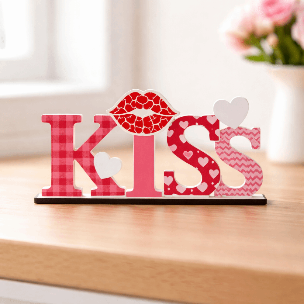 LOVE KISS Love Wood Knot Ornam - Art And Craft Valentine review and price