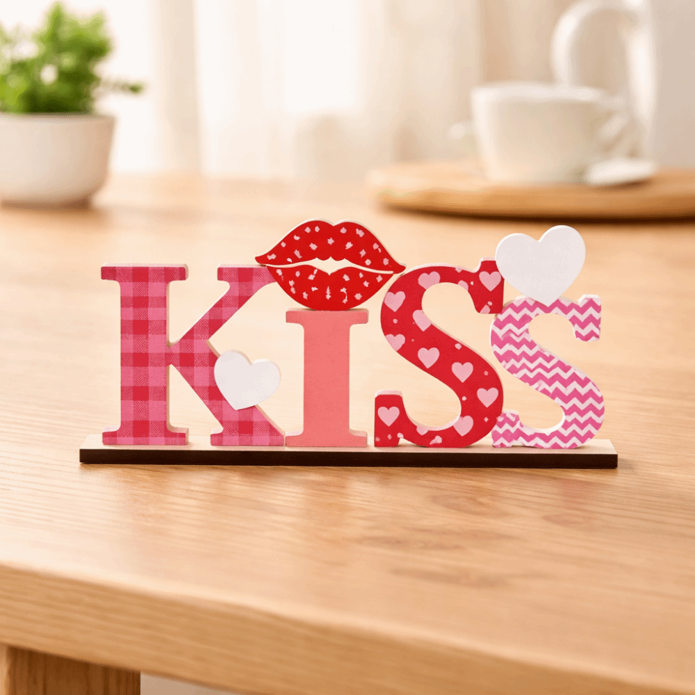 LOVE KISS Love Wood Knot Ornam - Art And Craft Valentine review and price