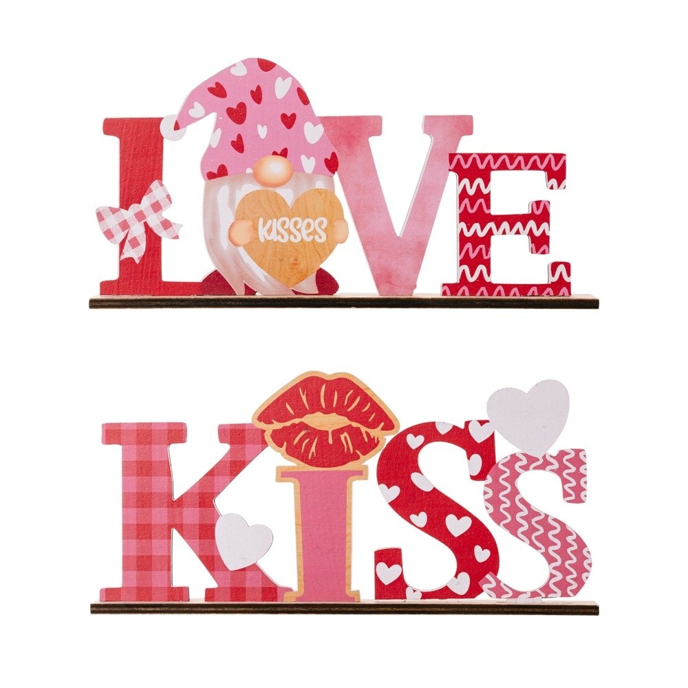 LOVE KISS Love Wood Knot Ornam - Art And Craft Valentine review and price