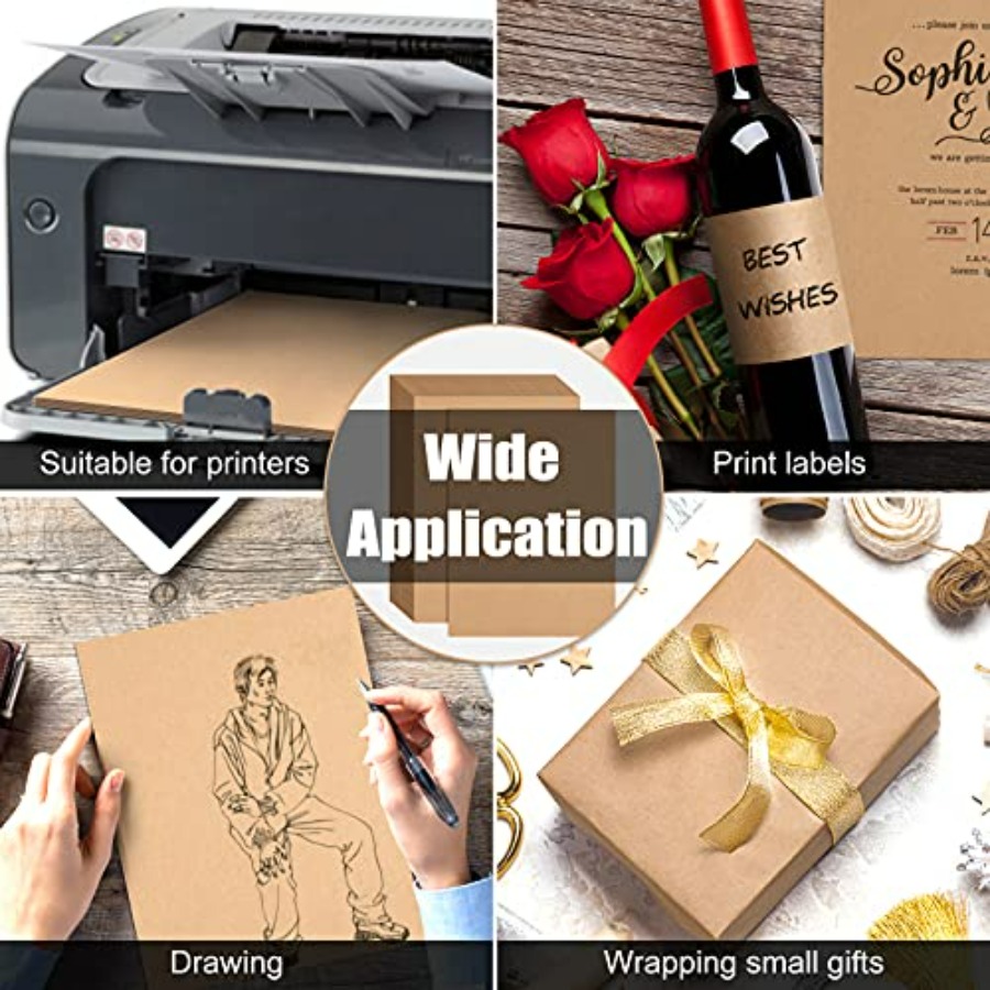 60 Sheets Kraft Paper 8.5 x 11 - Art X Craft review and price