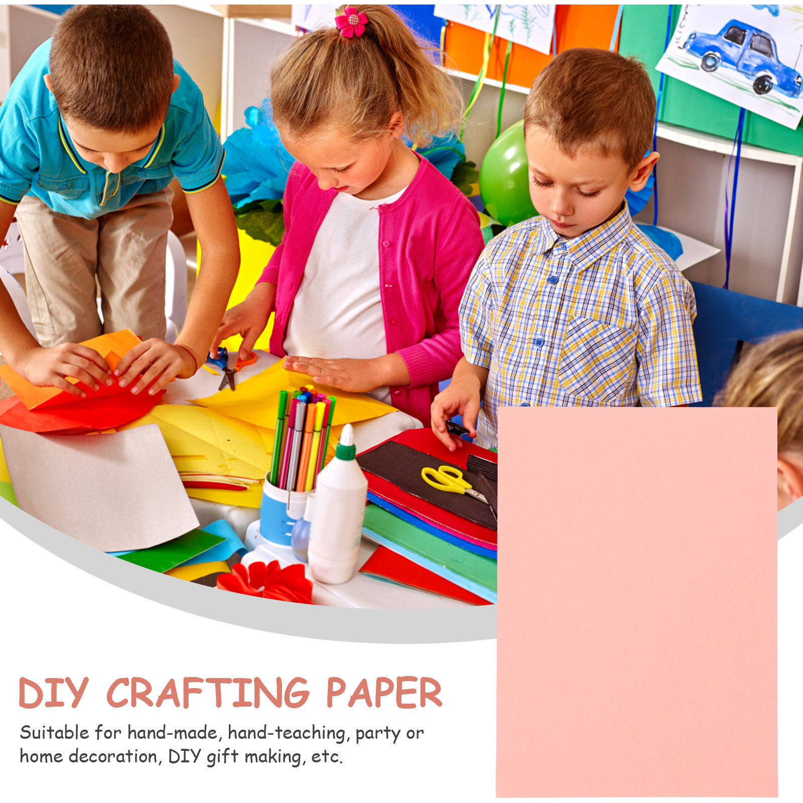 20 Sheets Pink Cardstock Paper - Art Craft Activities review and price