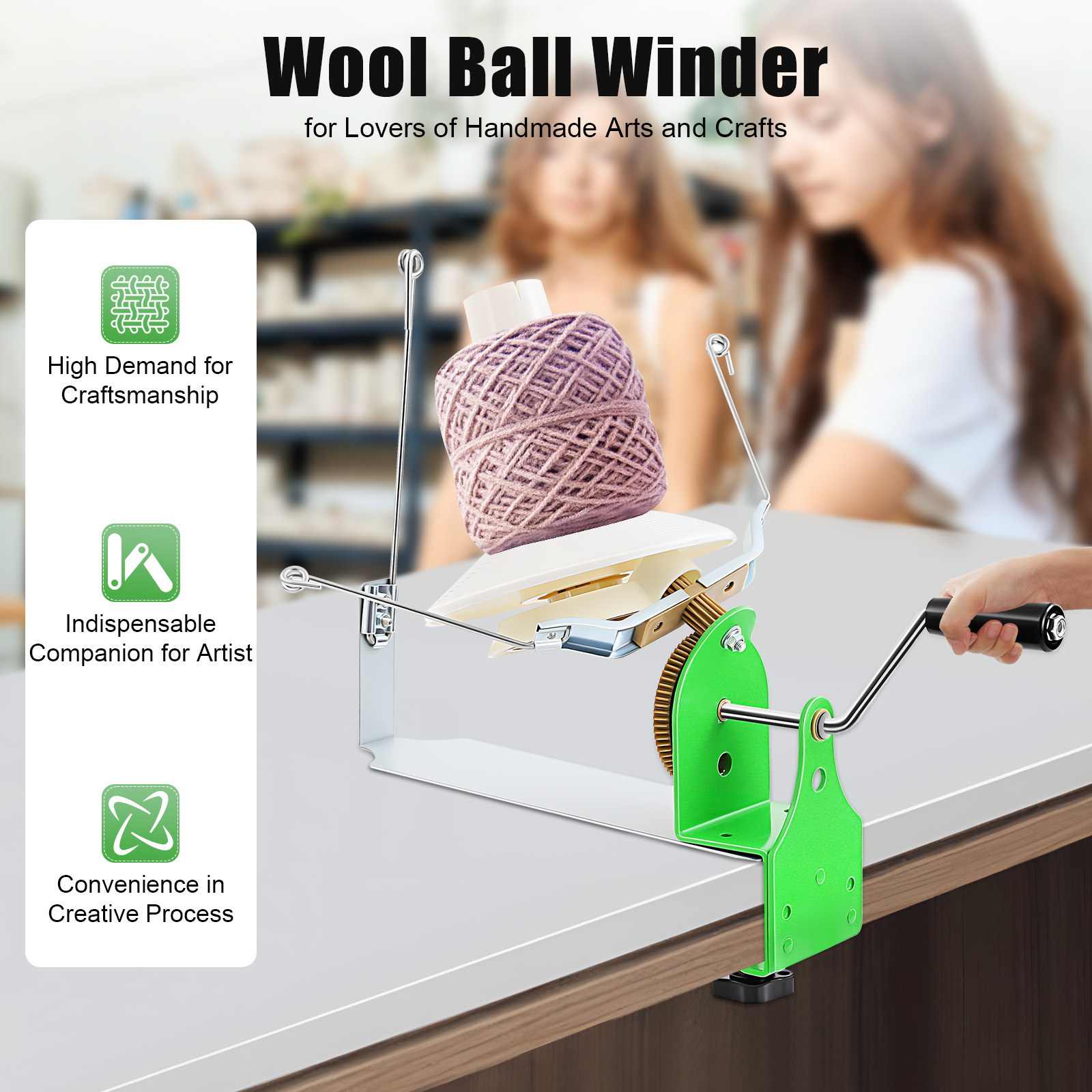 Portable Wool Ball Winder 400- - Art Craft Yarn review and price