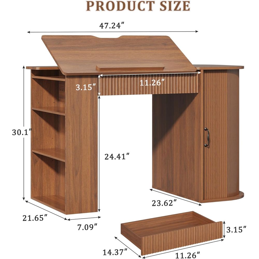 Storage Cabinet Desk with Draw - Art & Craft Kids Salon review and price