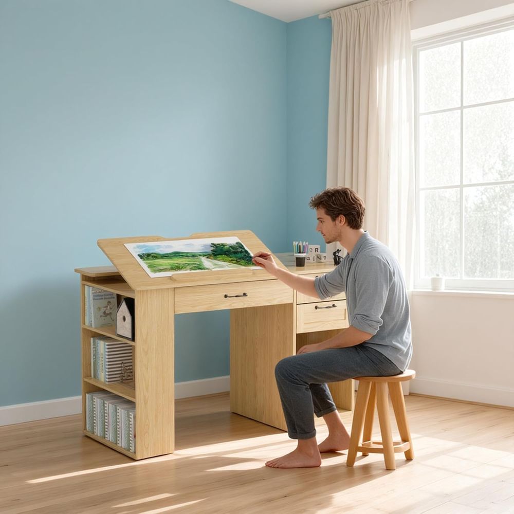 Adjustable Desk with Storage,  - Art & Craft Kids Salon review and price