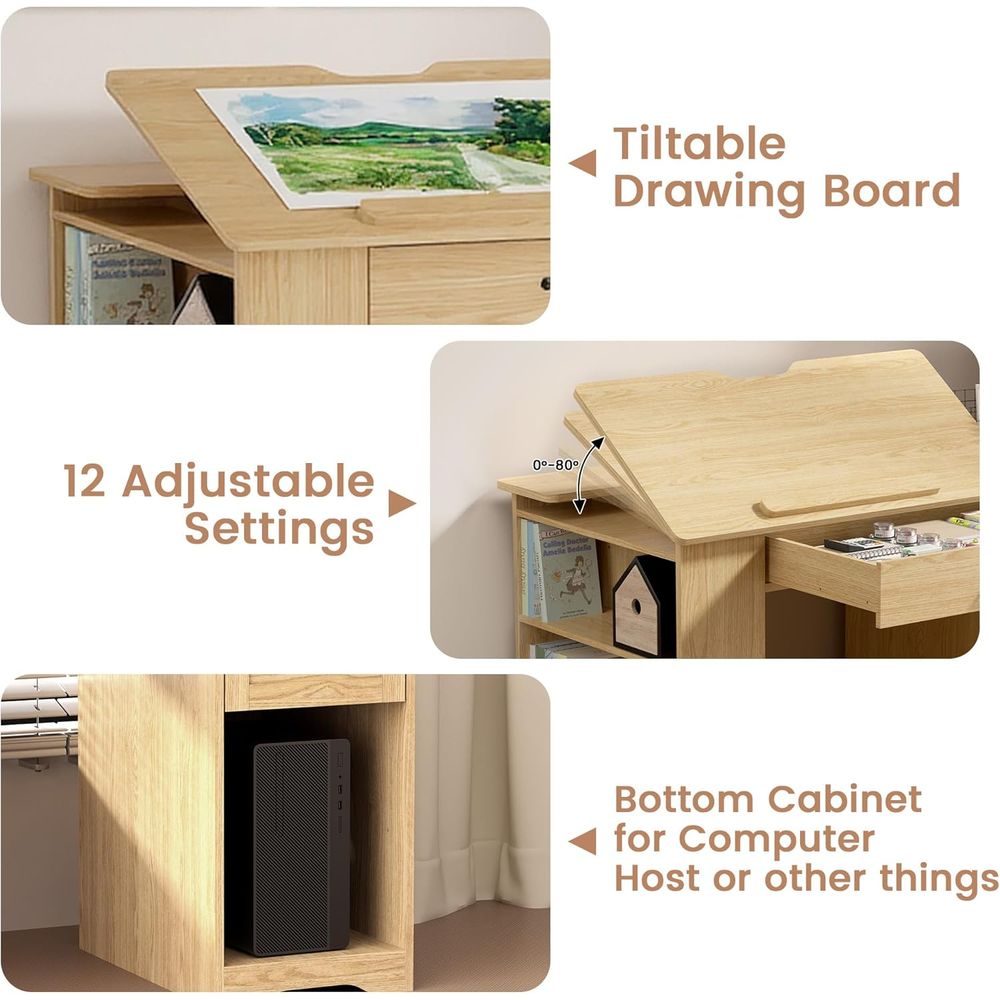 Adjustable Desk with Storage,  - Art & Craft Kids Salon review and price
