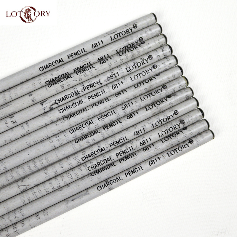 LOTORY 12pcs Black Sketch Char - Sketching Charcoal Set review and price