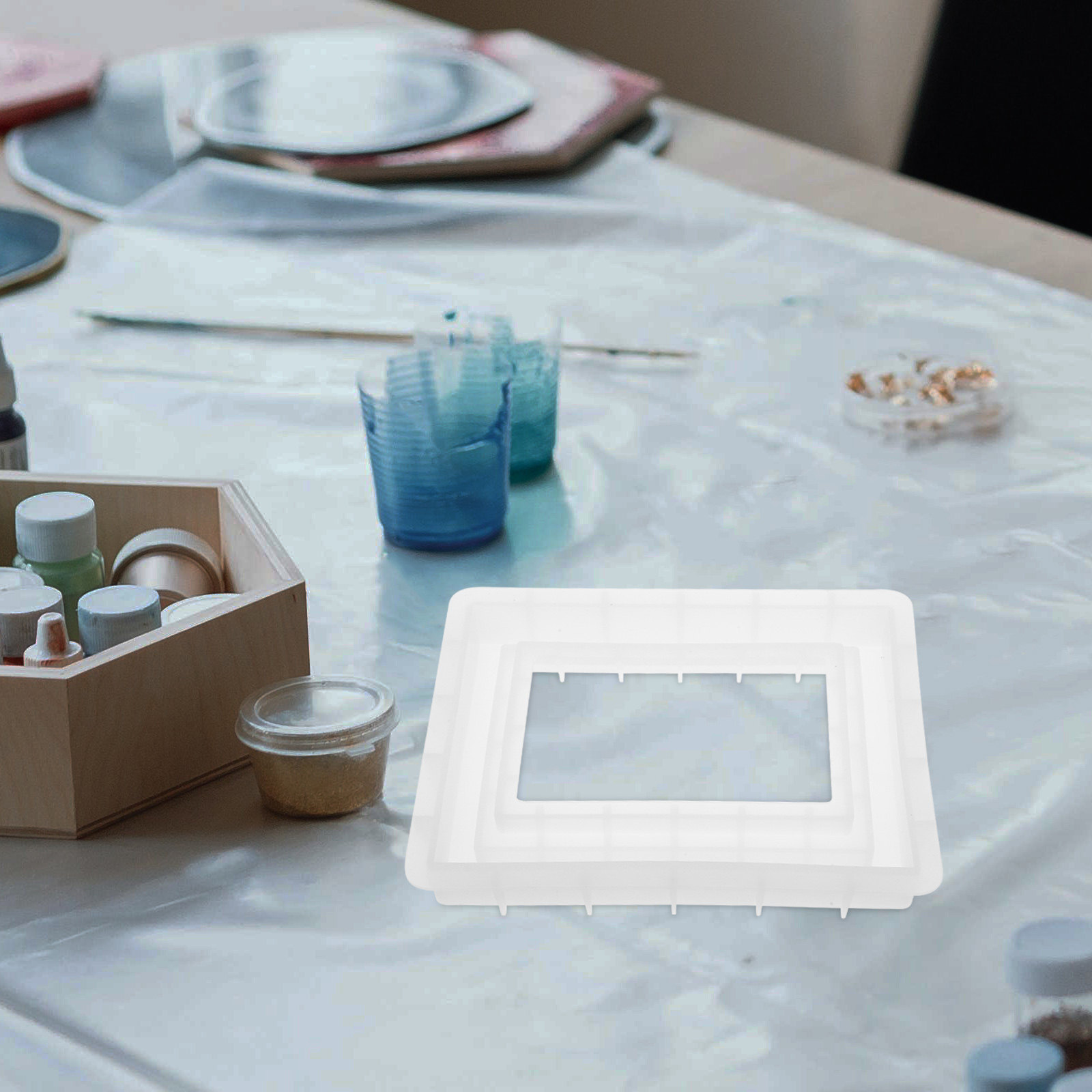 Photo Frame Epoxy Mold Rectang - Art And Craft Valentine review and price