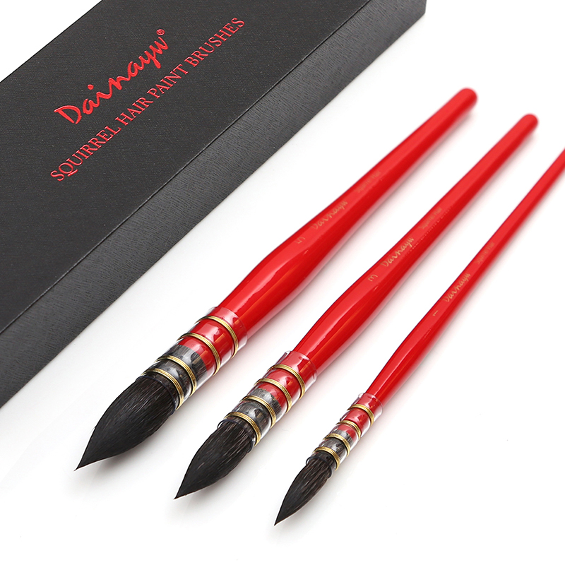 Dainayw 3 Brushes Round Squirr - Gouache Paint Set review and price