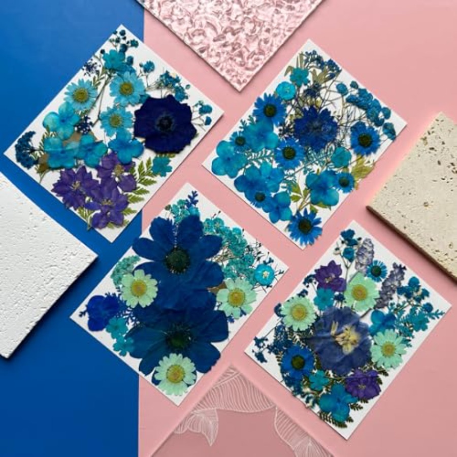 94Pcs Dried Pressed Flowers fo - The Art And Craft Of Jewelry review and price