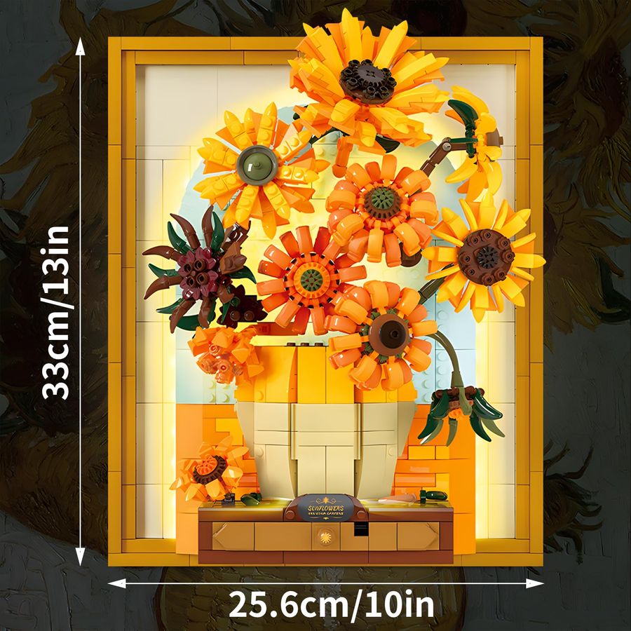 Flowers Sunflower Building Blo - Art And Craft Valentine review and price