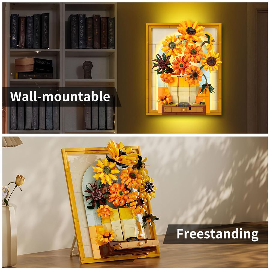 Flowers Sunflower Building Blo - Art And Craft Valentine review and price