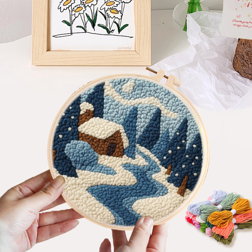 Punch Needle Kits Handicraft A - Art Craft Yarn review and price
