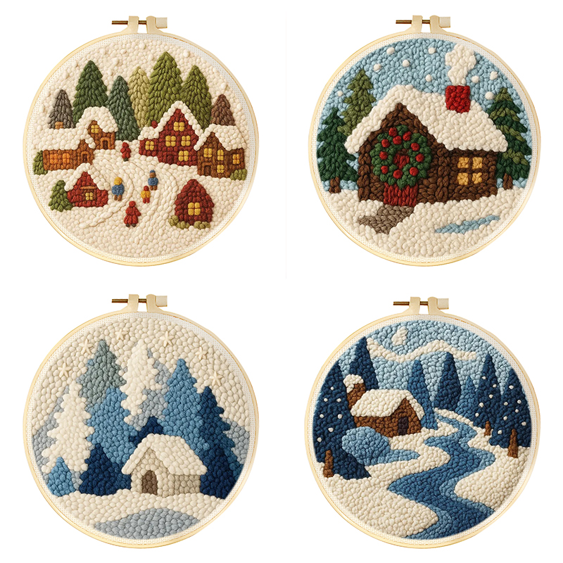 Punch Needle Kits Handicraft A - Art Craft Yarn review and price