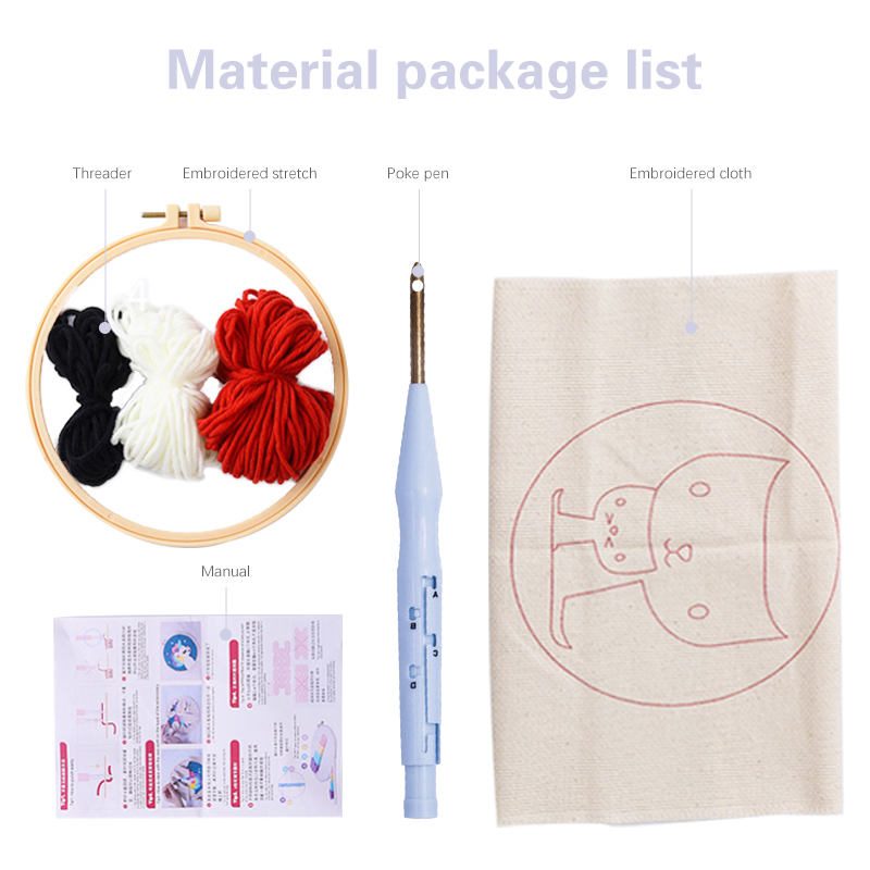 Punch Needle Kits Handicraft A - Art Craft Yarn review and price