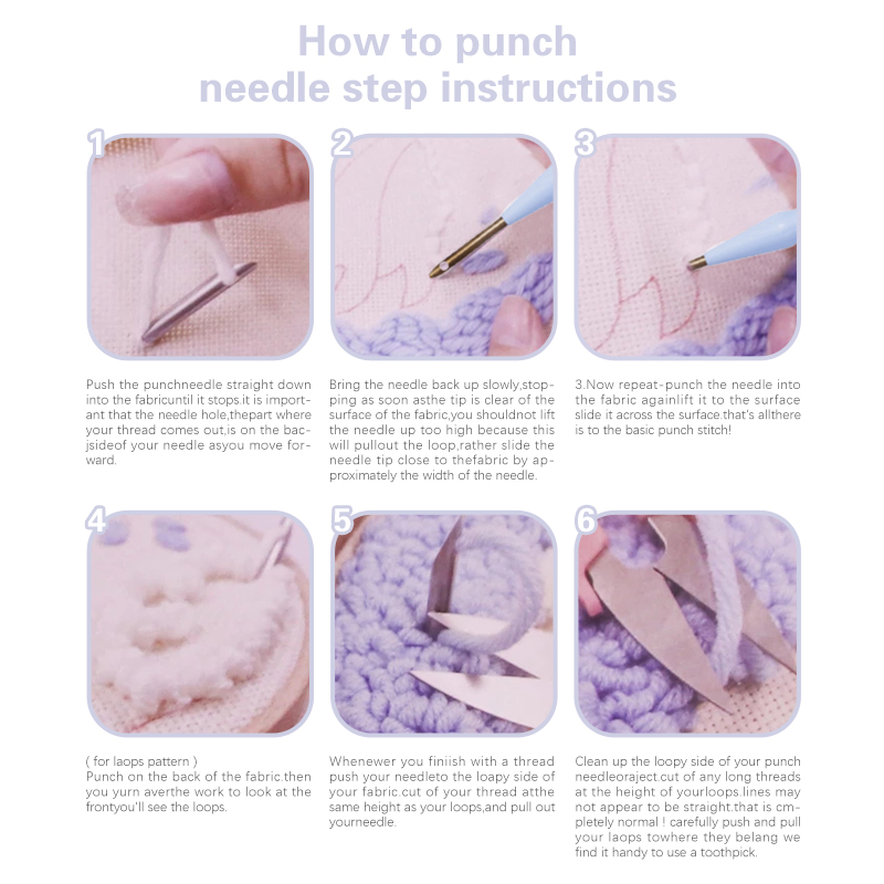 Punch Needle Kits Handicraft A - Art Craft Yarn review and price