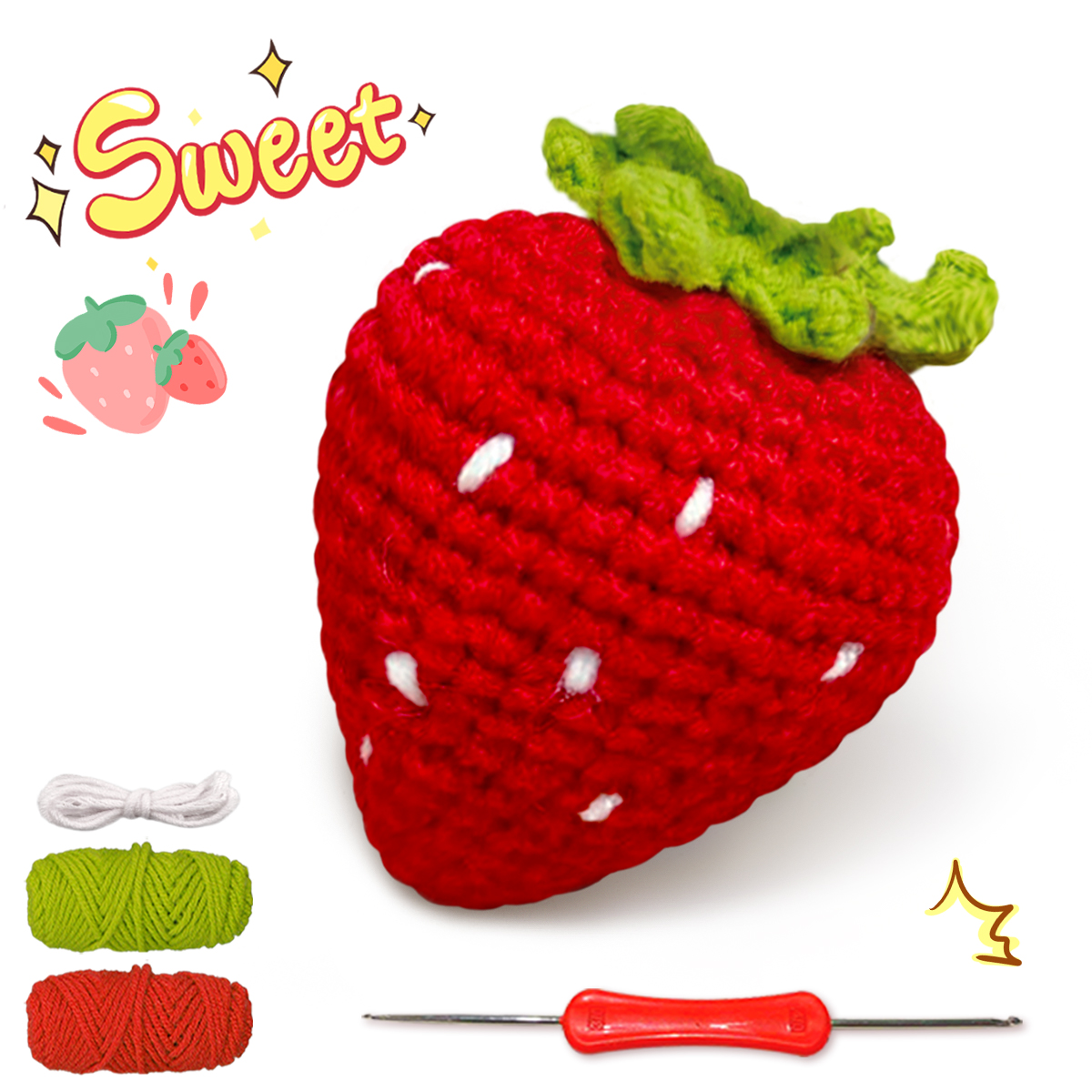 YAMAXIN 1PC Fruit Theme Croche - Art Craft Yarn review and price