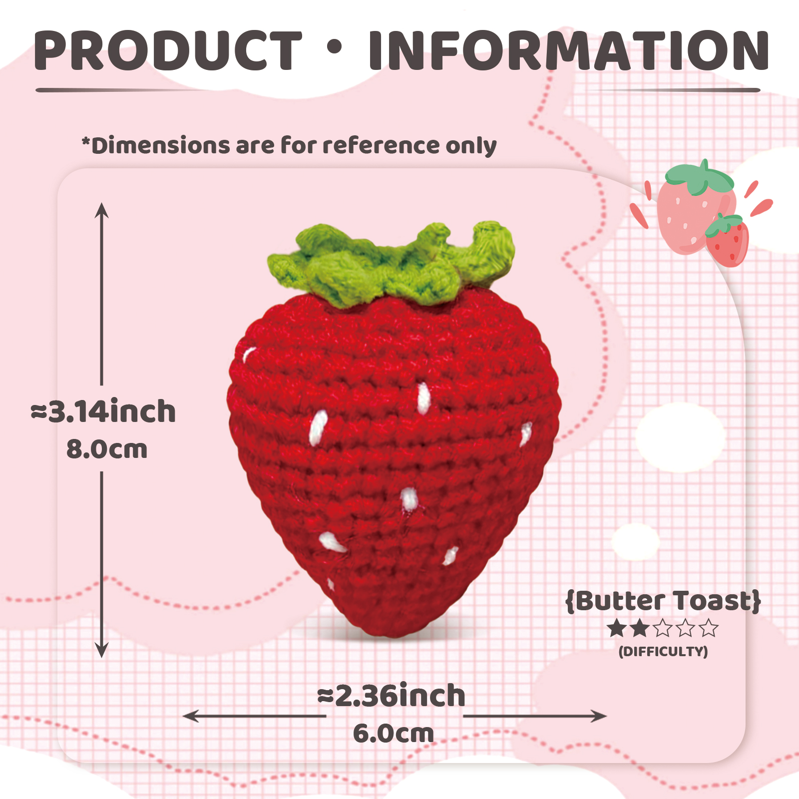 YAMAXIN 1PC Fruit Theme Croche - Art Craft Yarn review and price