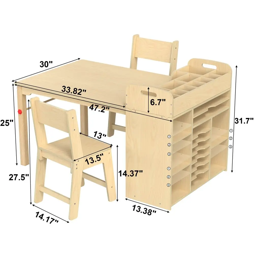 Kids Art Table and Chairs Set, - Art X Craft review and price
