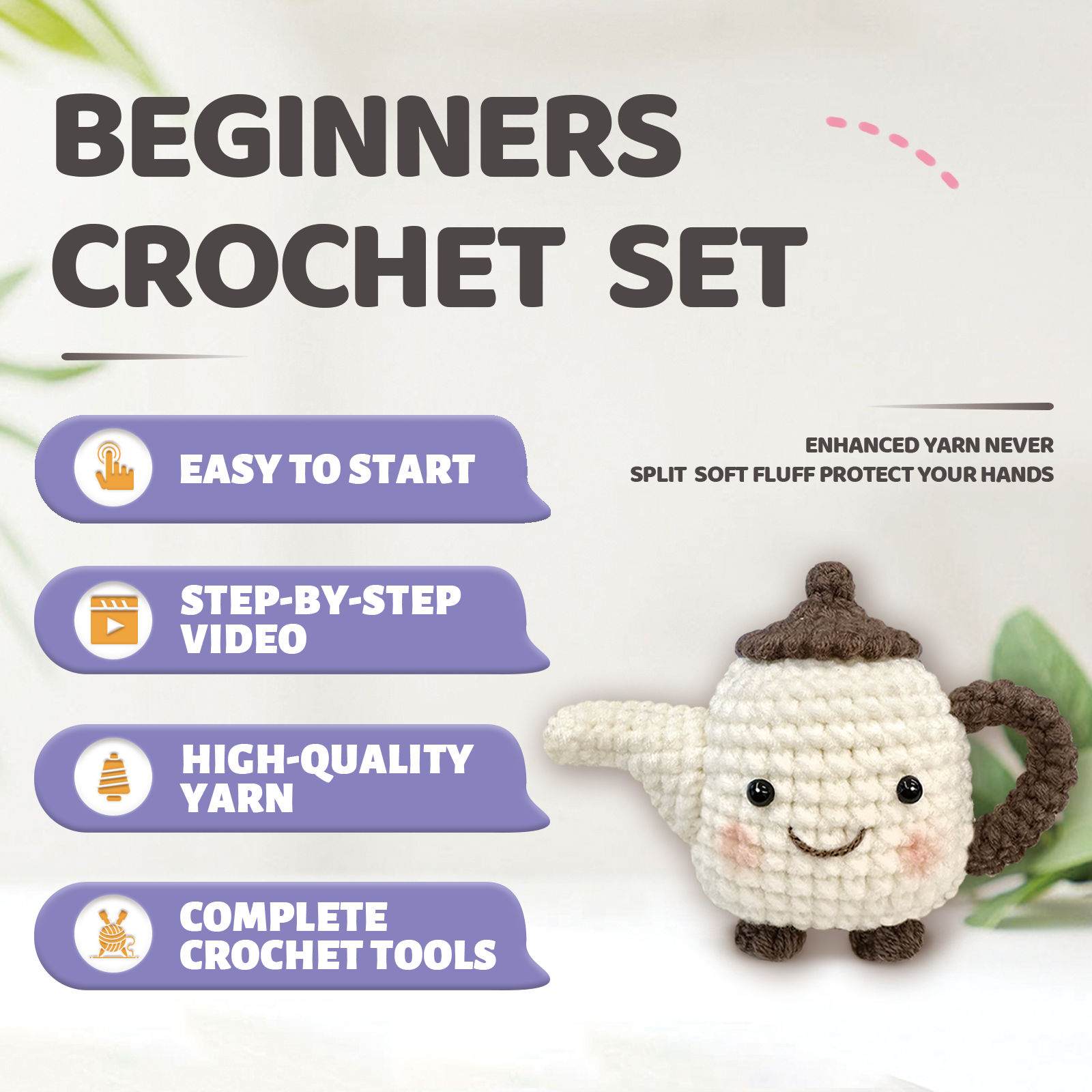 YAMAXIN 1PC DIY Crochet Kit fo - Art Craft Yarn review and price