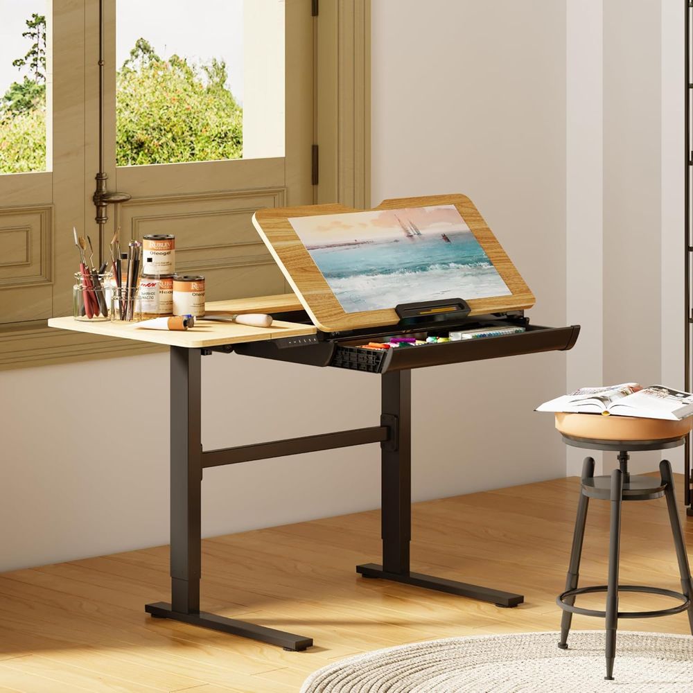 Adjustable Height Electric Sta - Art & Craft Kids Salon review and price