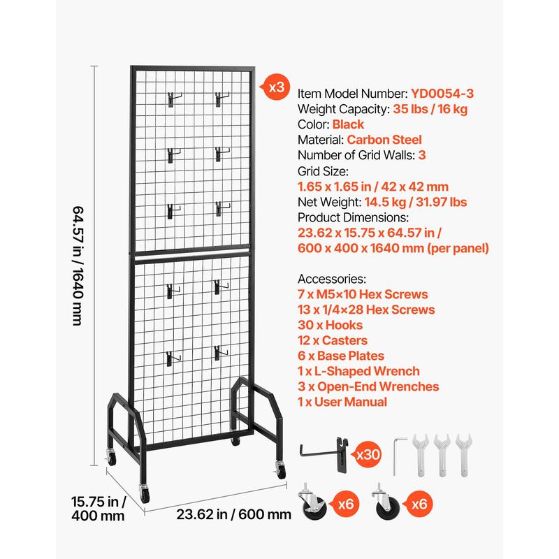 3 Packs Mesh Wall Grids 1.9 x  - Art X Craft review and price