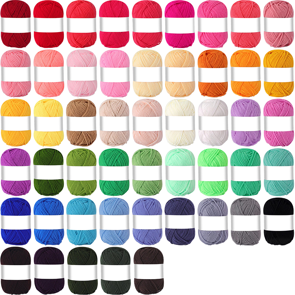 50pcs/set Soft Yarns Set, Dura - Art Craft Yarn review and price