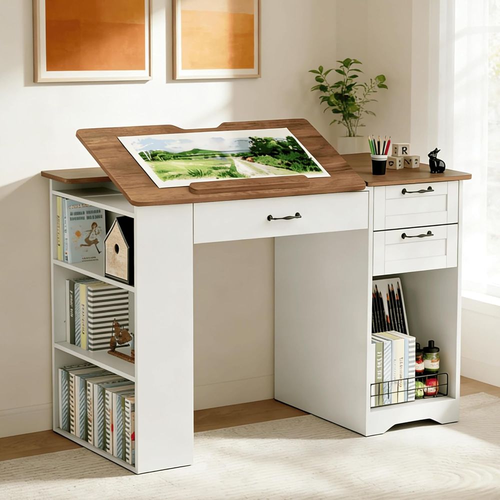 Adjustable Desk with Storage a - Art & Craft Kids Salon review and price