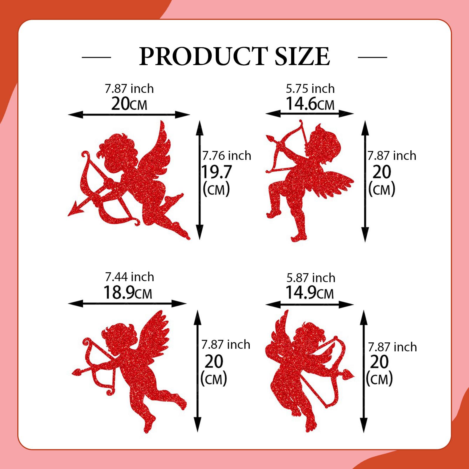 Glitter Red Cupid Cutouts Prin - Art And Craft Valentine review and price