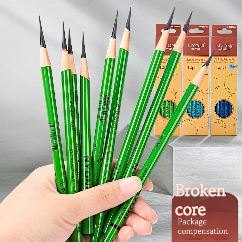 10/12Pcs Professional Sketchin - Sketching Charcoal Set review and price