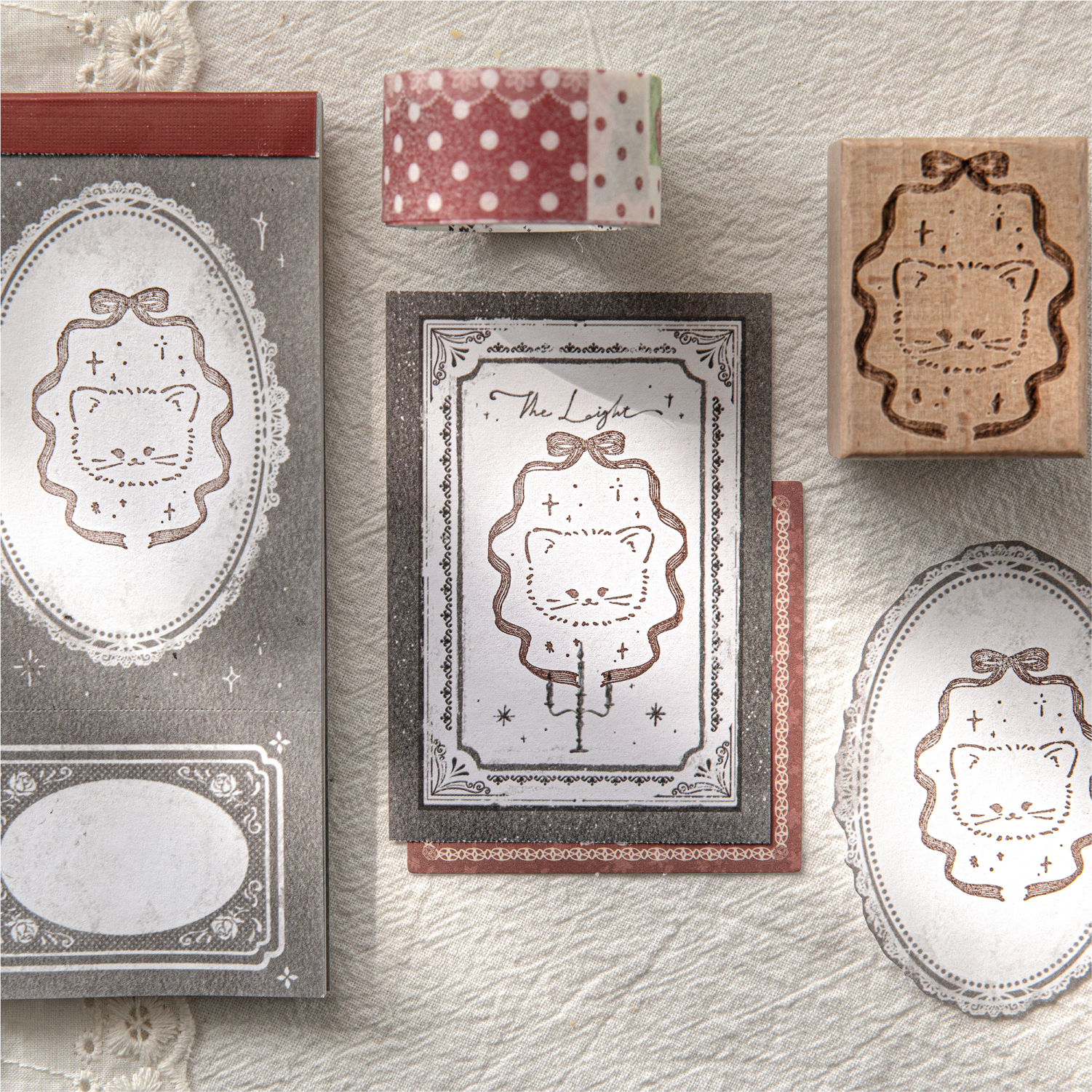 Cartoon Cute Cat Wood Stamp fo - Art Craft Activities review and price
