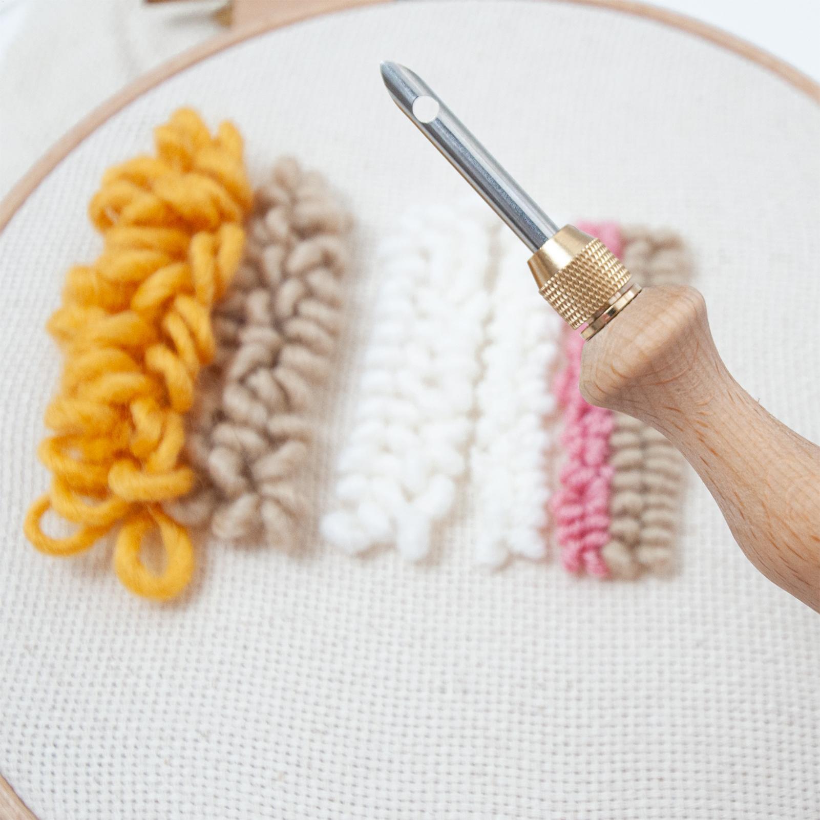 Punch Needle Tool Kit With Thr - Art Craft Yarn review and price