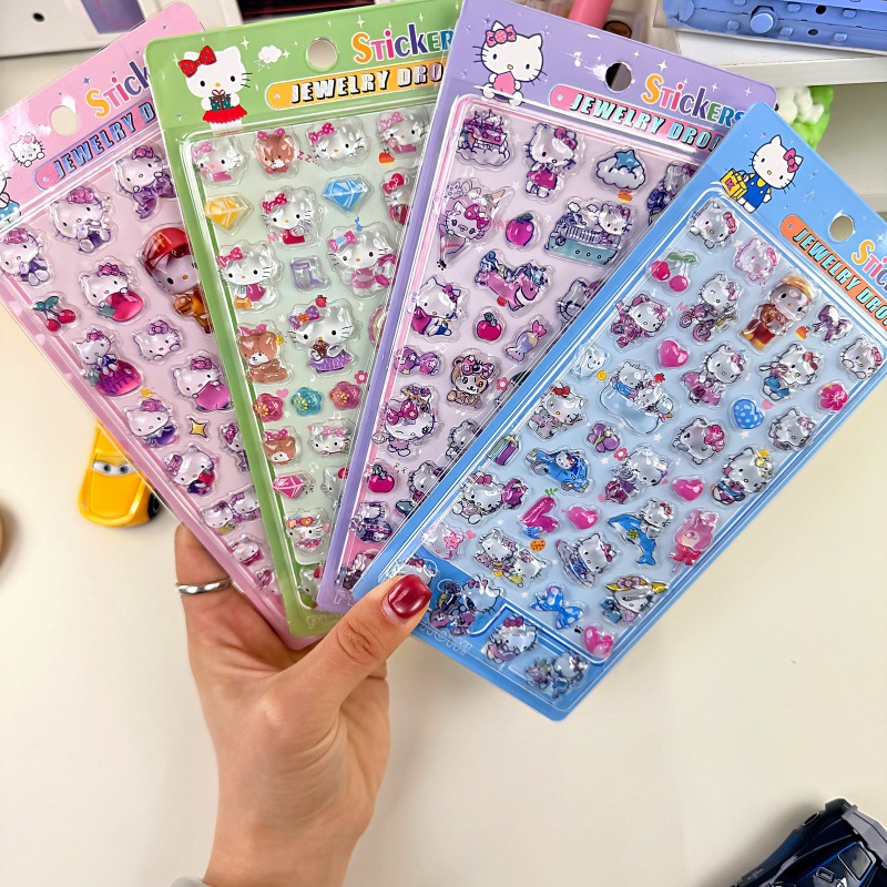 Hello Kitty Stickers 3D Emboss - Art Craft Activities review and price