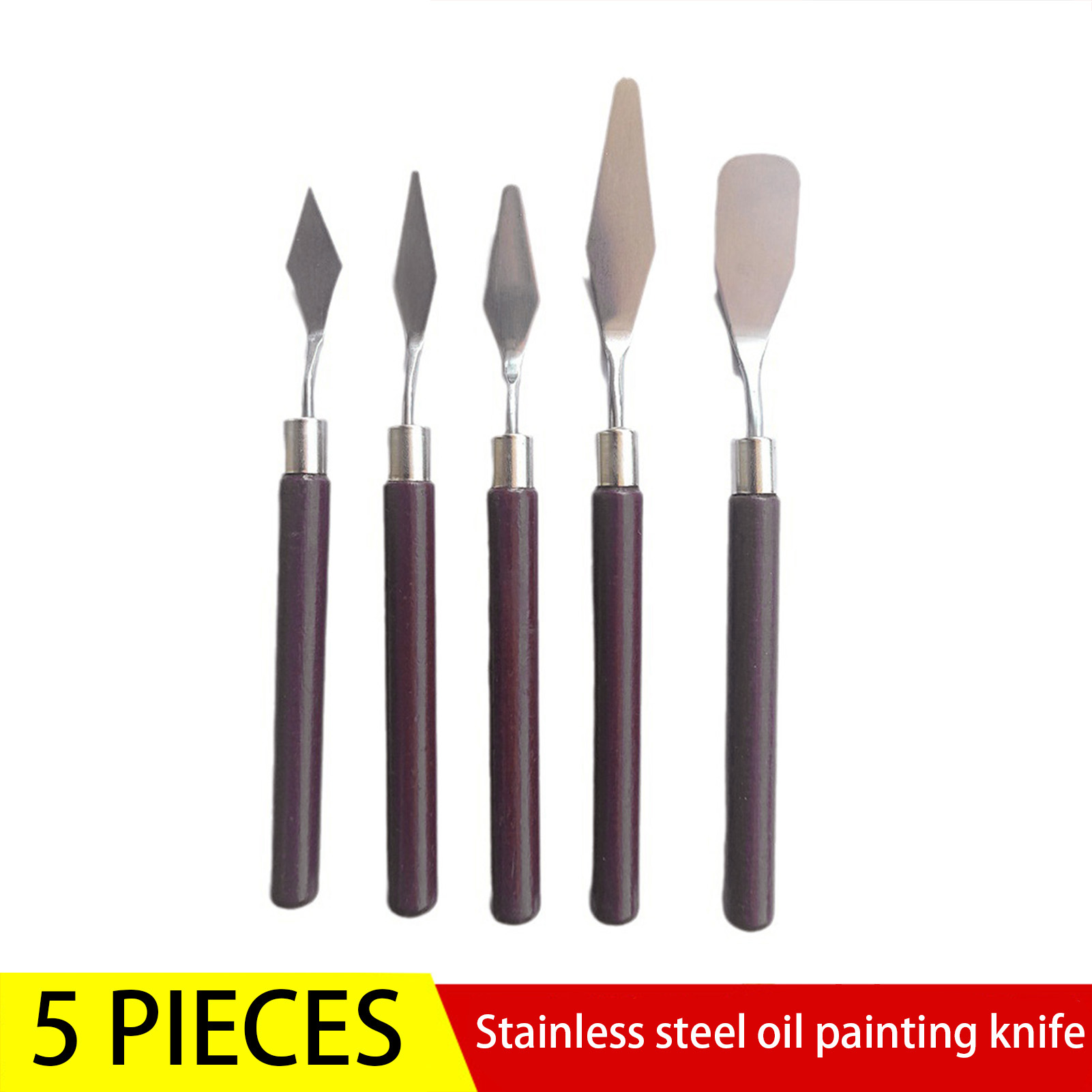 5pcs Art Oil Painting Scraper  - Gouache Paint Set review and price