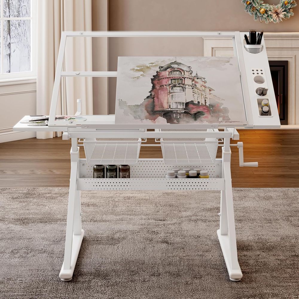 Adjustable Art Desk with Tempe - Art & Craft Kids Salon review and price