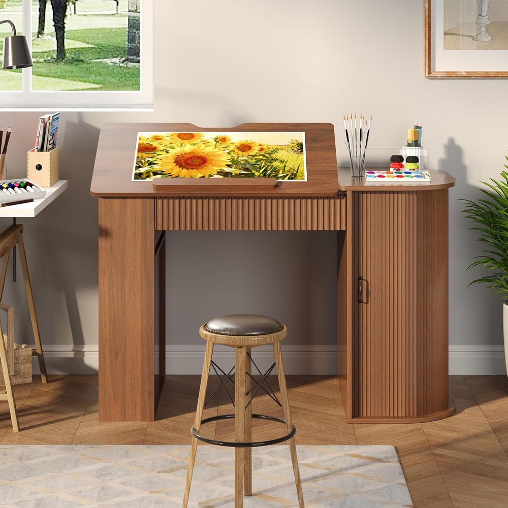 Storage Cabinet Desk with Shel - Art & Craft Kids Salon review and price