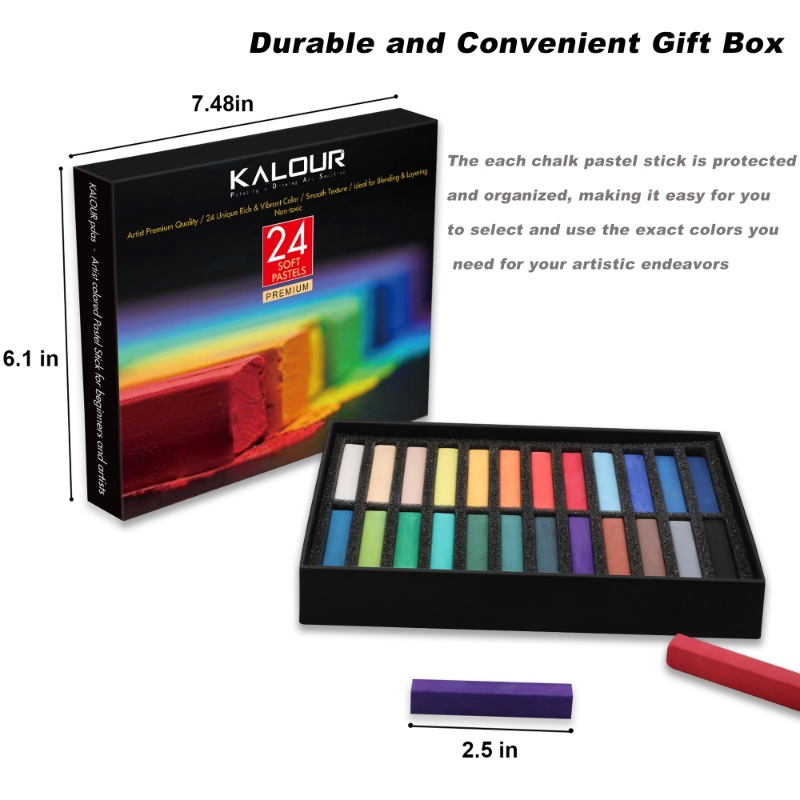 24Colors Set Soft Pastel Maste - Sketching Charcoal Set review and price